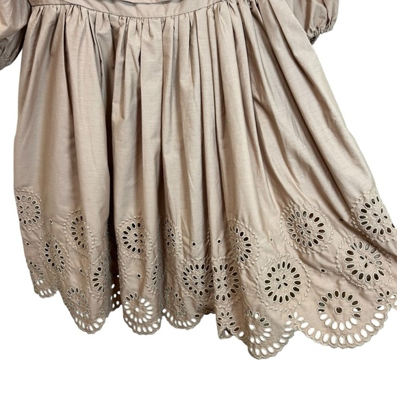 Abercrombie & Fitch - Women’s ‘Emerson’ Babydoll Dress in Taupe - Brown, Small - Picture 7 of 14